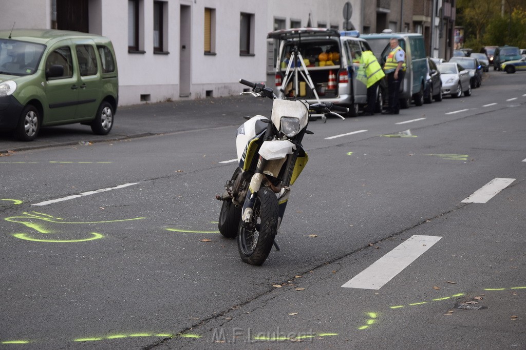 VU Krad PKW Koeln Duennwald Berlinerstr P114.JPG - Miklos Laubert